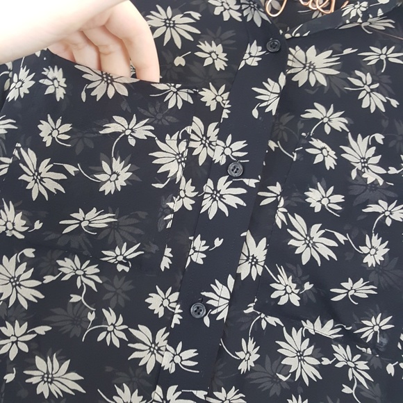 Alexa Chung Madewell 100% Silk Floral Penny Blouse - Picture 5 of 8